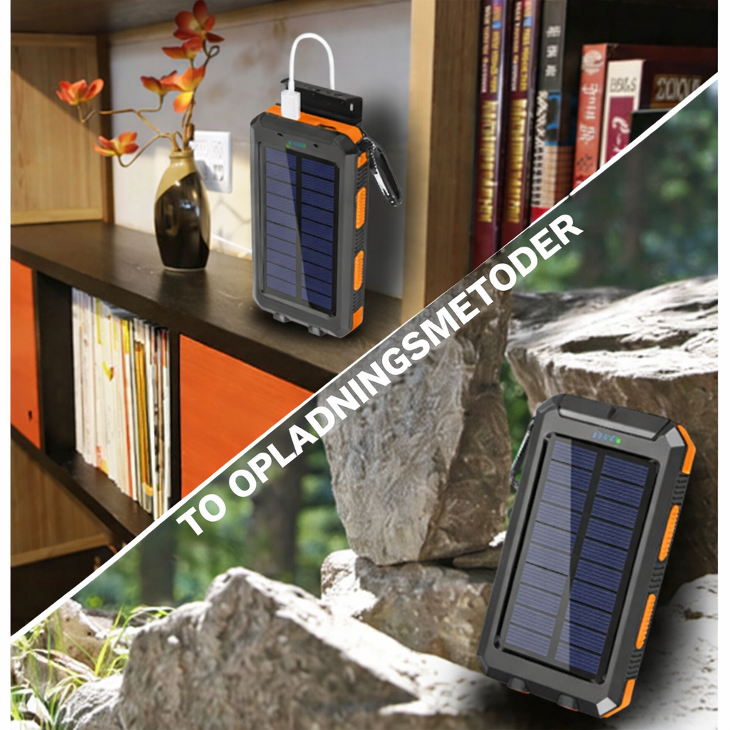 SolKraft™ – Solcelle-Powerbank