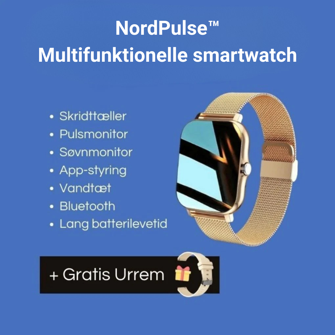 NordPulse™ Smartur - holder styr på din sundhed og aktivitet