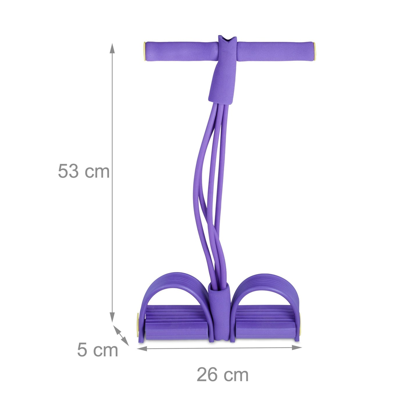 Multifunktionelt Træningsbånd – Modstandsbånd til Helkropstræning med Fodpedal