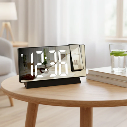 NordVåg™ LED Projektionsvækkeur - Vågn Klarere Hver Dag