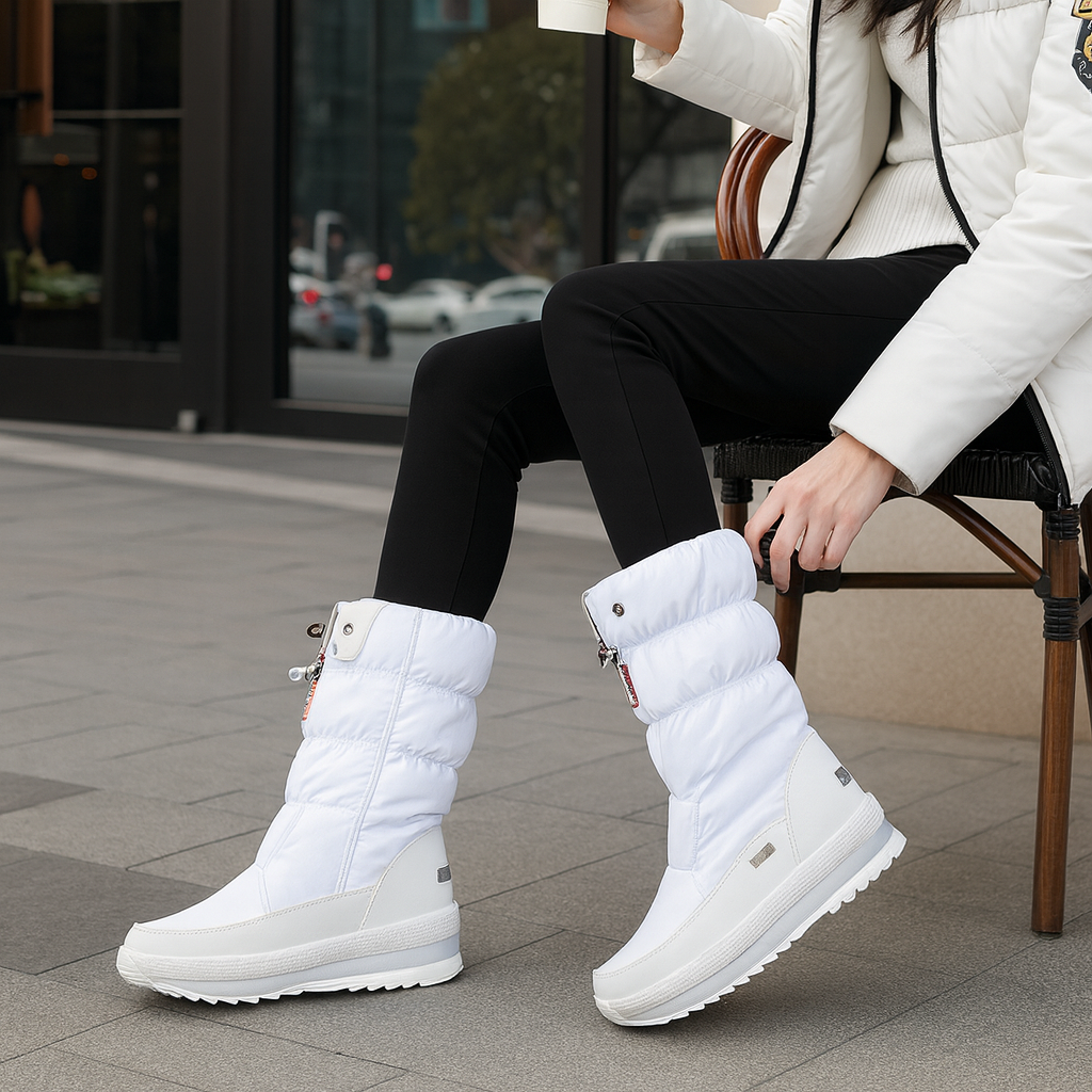 NordBoots™ | Skridsikre og Vandtætte Snestøvler med Fuskepels