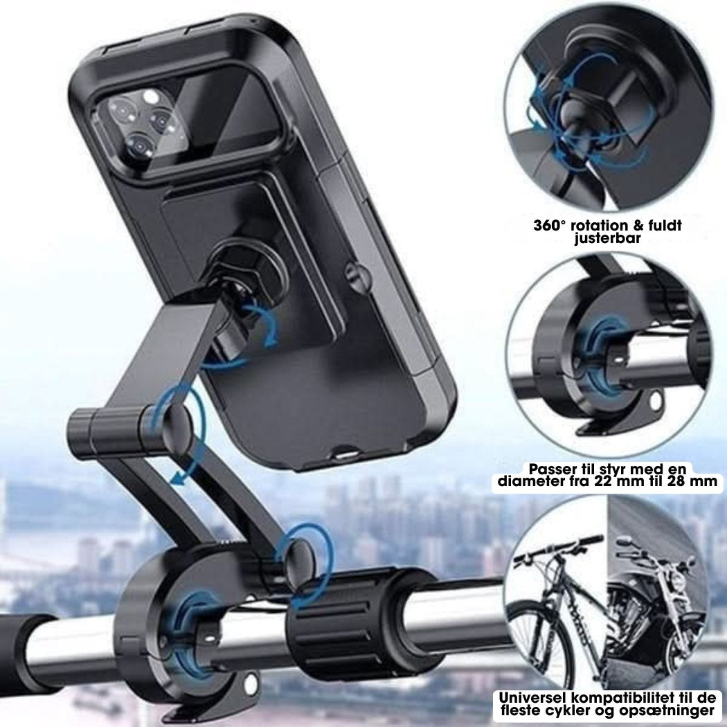 StabilGrip™ – 360° Roterbar & Stødsikker Mobilholder