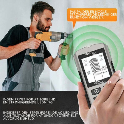 WallScanner™ | Undgå dyre fejl – sikr dig struktur og ledninger i dine vægge