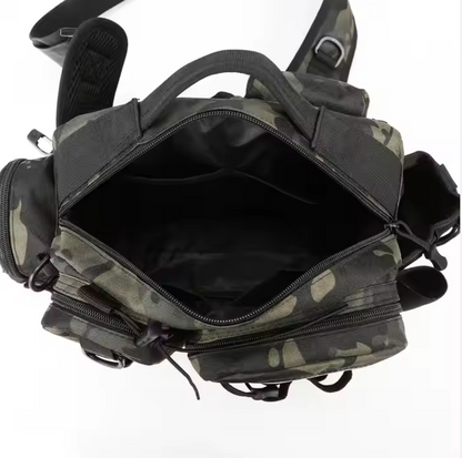 Kompakt Fiskeudstyrstaske – Bærbar Fisketaske til Fiskestænger og Tilbehør