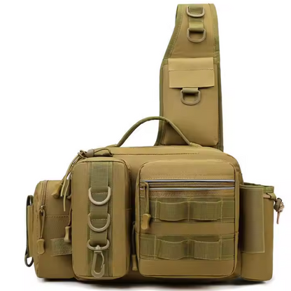 Kompakt Fiskeudstyrstaske – Bærbar Fisketaske til Fiskestænger og Tilbehør