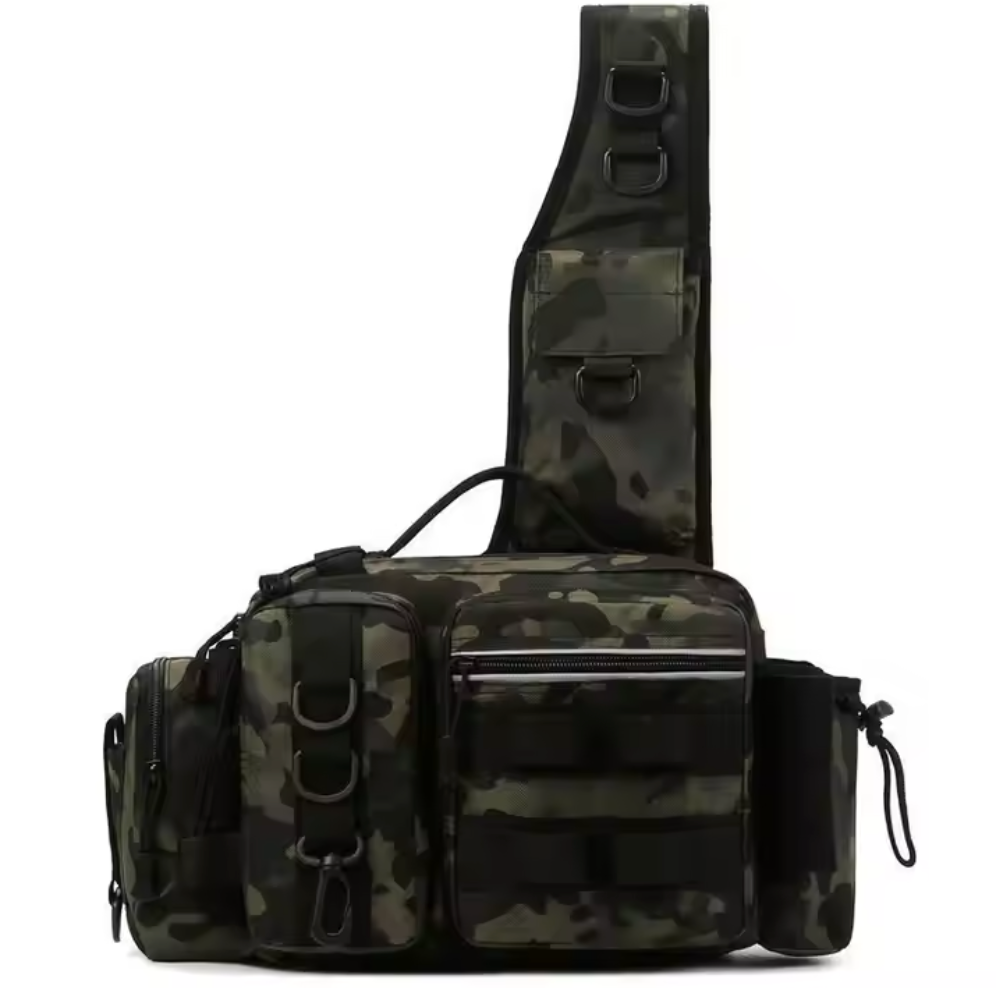 Kompakt Fiskeudstyrstaske – Bærbar Fisketaske til Fiskestænger og Tilbehør