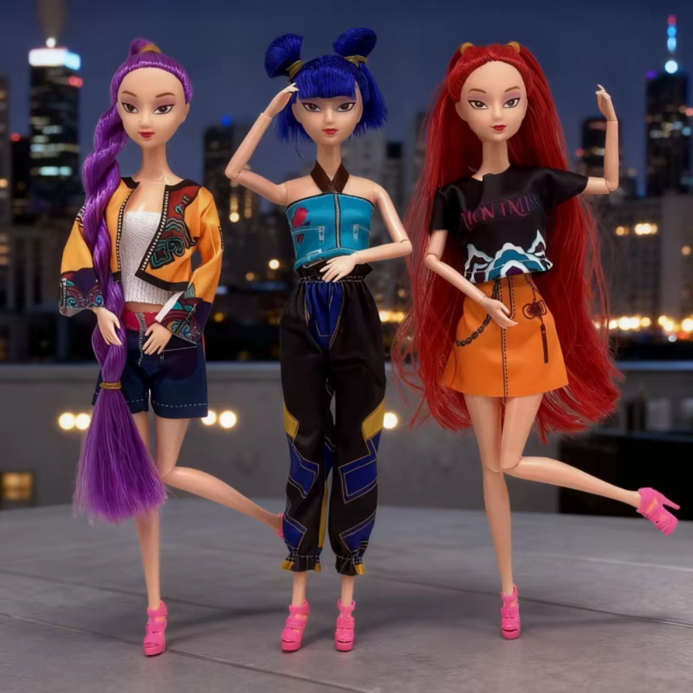 K-Pop Hunter Edition legetøjsdukker med musikfunktion