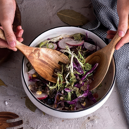 Acacia Salatbestik - Mere end bestik – et statement af stil (2-delt sæet)