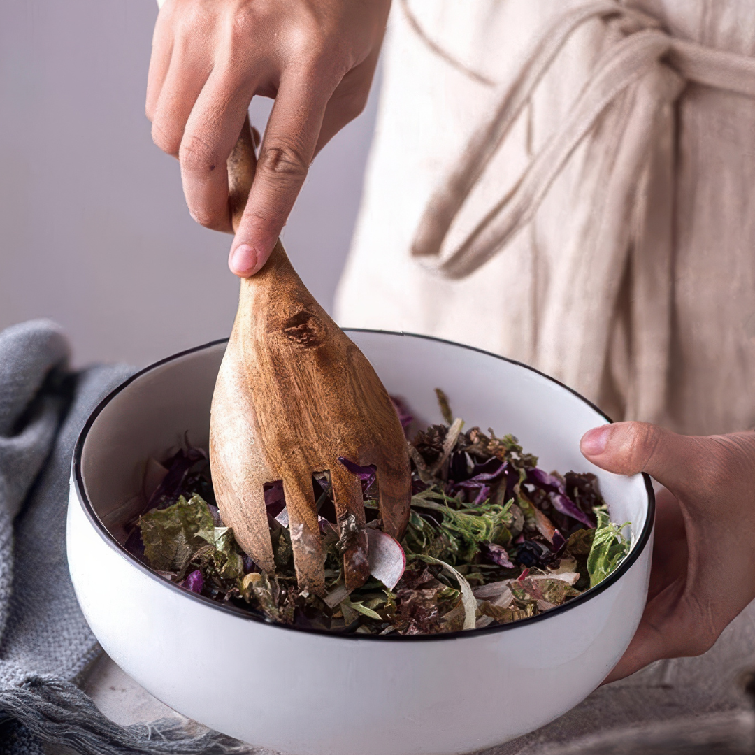 Acacia Salatbestik - Mere end bestik – et statement af stil (2-delt sæet)