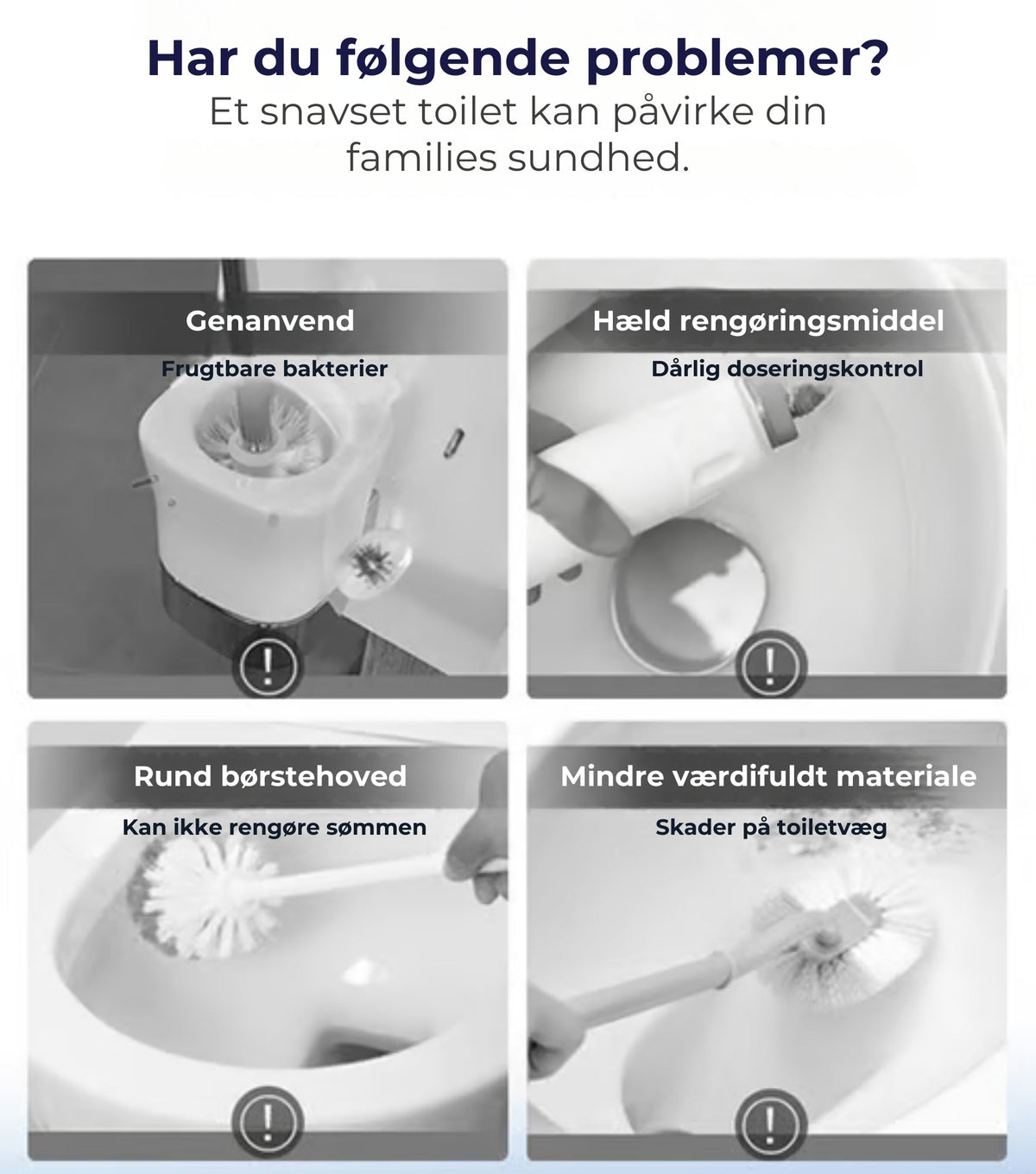 RenBørste™ – Hygiejnisk Toiletbørste