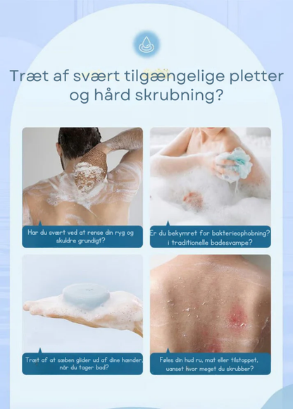 HyggeBelt™ | Silikone Badebælte Skrubbebørste