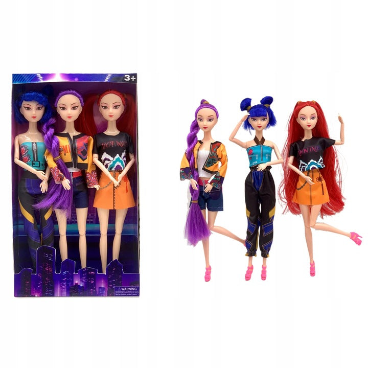 K-Pop Hunter Edition legetøjsdukker med musikfunktion