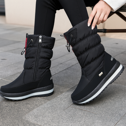 NordBoots™ | Skridsikre og Vandtætte Snestøvler med Fuskepels