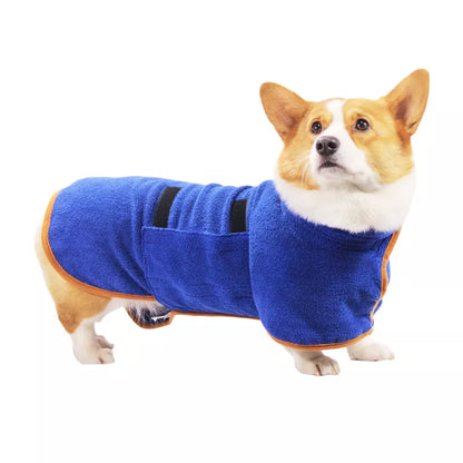 VarmVov™ – Absorberende Hundebadekåbe