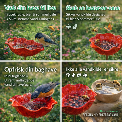 AviFlora™ – Botanisk Vandstation til Fugle, Bier & Sommerfugle