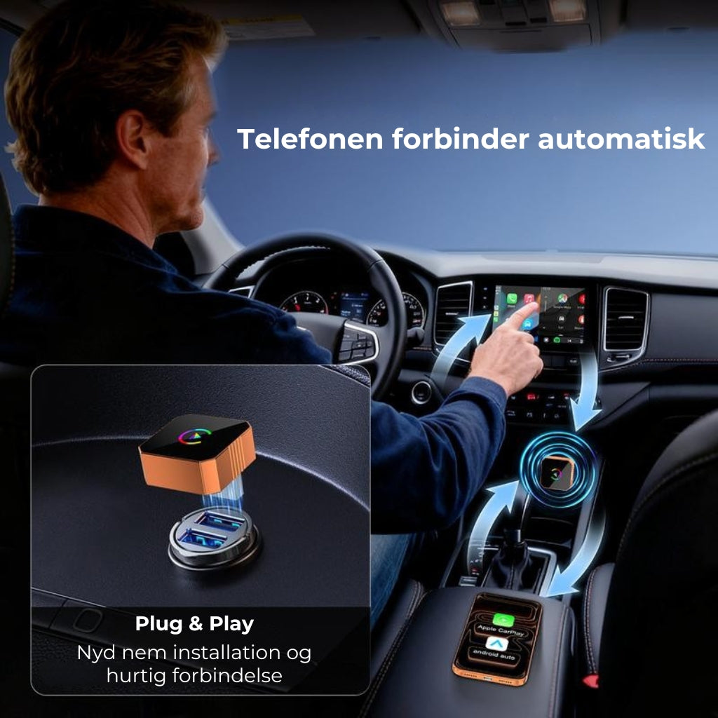 AutoLink 2.0 – Gør CarPlay trådløs på få sekunder