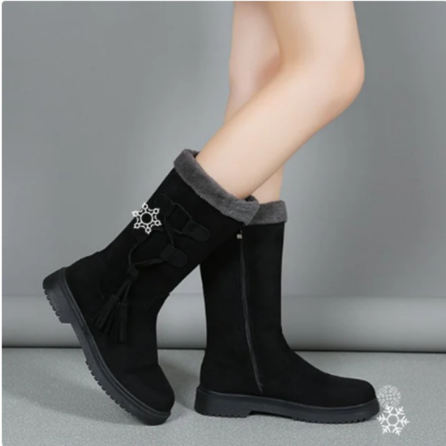 Iselin™ Vinterstøvler | Varme, elegante & skridsikre til vinterens dage
