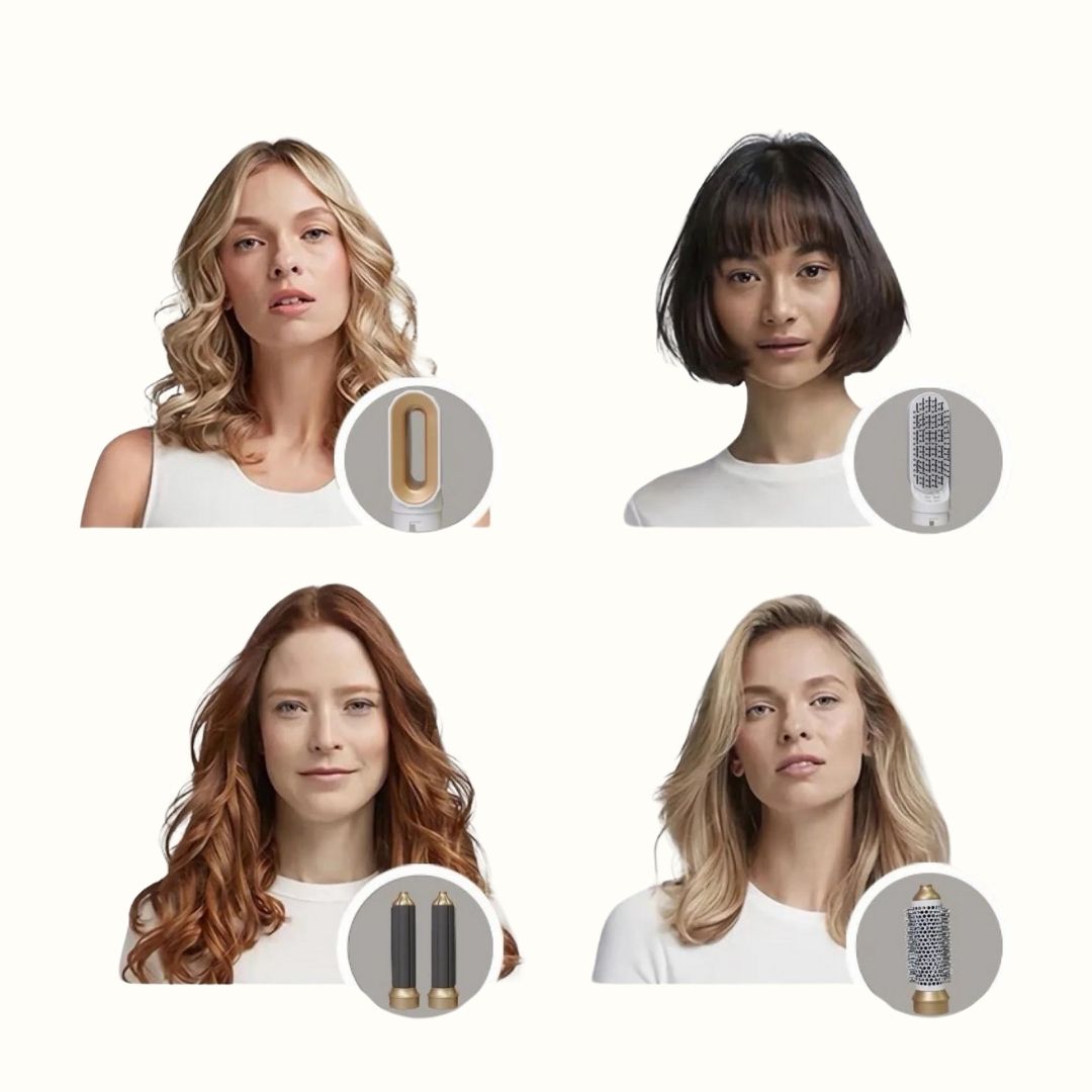 AirCurl Pro - det ultimative 5-i-1 værktøj til hårstyling