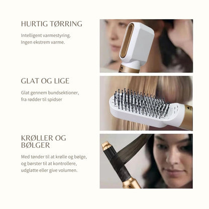 AirCurl Pro - det ultimative 5-i-1 værktøj til hårstyling