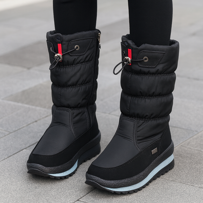 NordBoots™ | Skridsikre og Vandtætte Snestøvler med Fuskepels