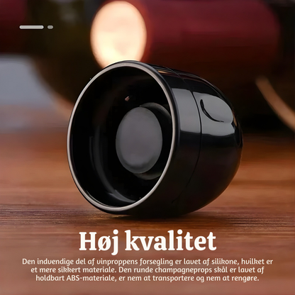 VinoLås™ – Roterende Lufttæt Flaske­forsegler til Vin & Drikkevarer