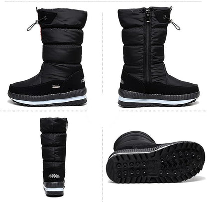 NordBoots™ | Skridsikre og Vandtætte Snestøvler med Fuskepels