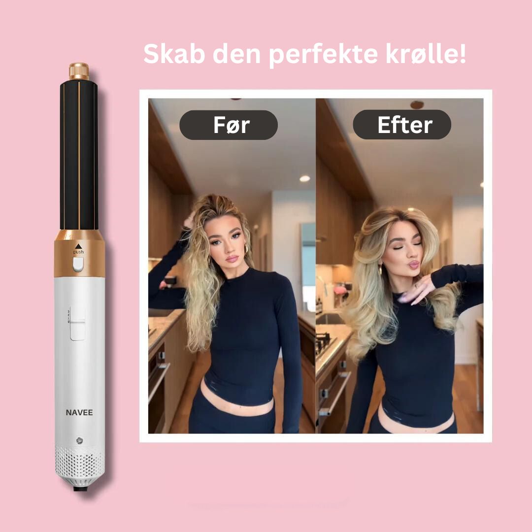 AirCurl Pro - det ultimative 5-i-1 værktøj til hårstyling