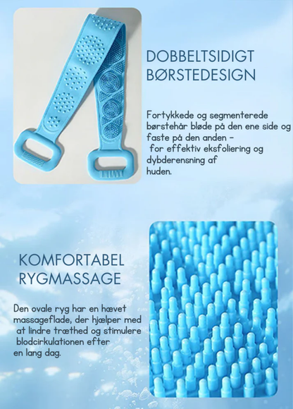 HyggeBelt™ | Silikone Badebælte Skrubbebørste
