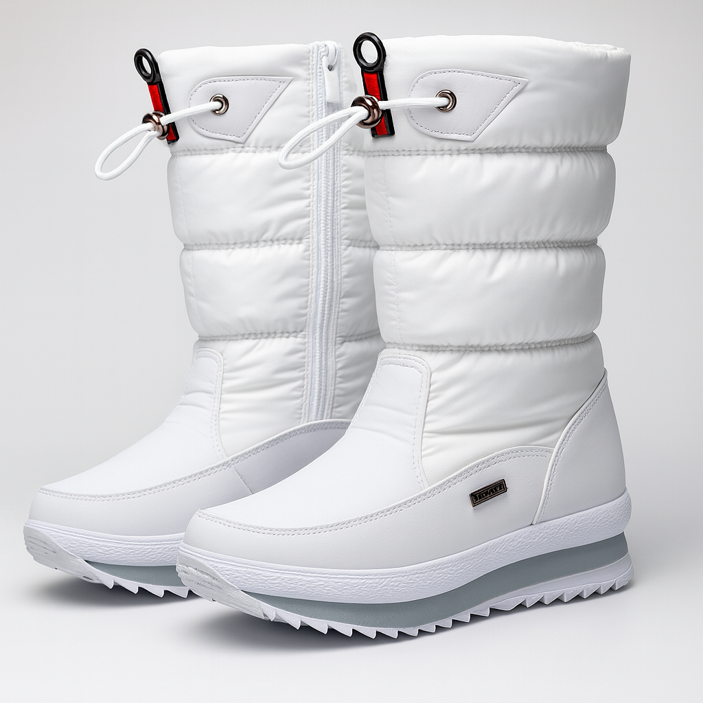 NordBoots™ | Skridsikre og Vandtætte Snestøvler med Fuskepels