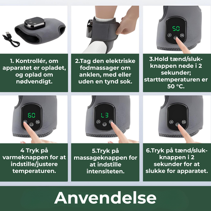 FodKomfort™ – Trådløs EMS Fodmassager