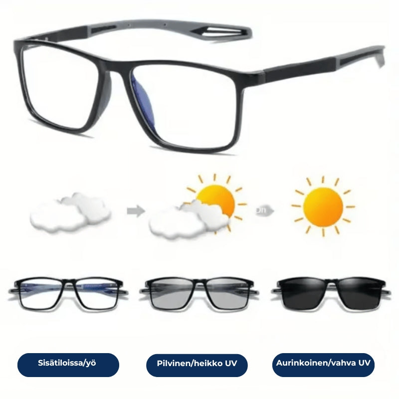 AktivSyn™ Briller - Bifokale ultralette blålysbriller i sportsdesign