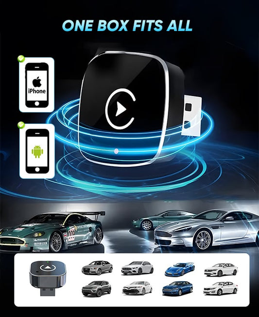 AutoLink™ | Trådløs CarPlay & Android Auto