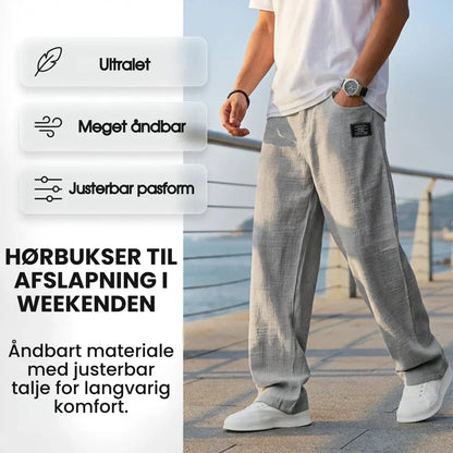 FlowFit™ – Lette og åndbare sommerbukser til mænd