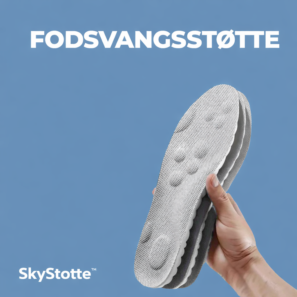 SkyStøtte™ - 4D Ortopædiske Fodindlæg
