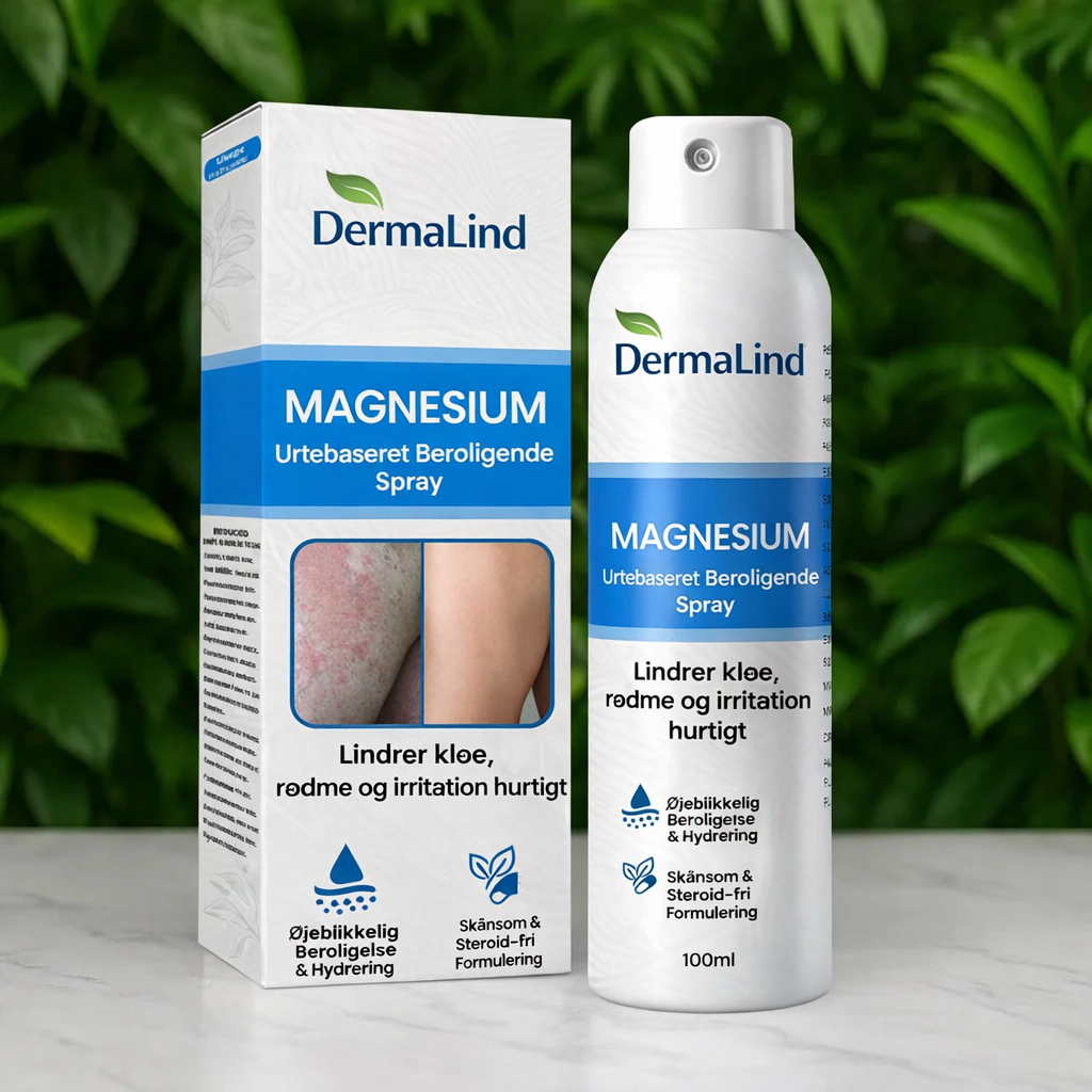 DermaLind™ - Magnesium Hudreparerende Spray til Sensitiv og Irriteret Hud