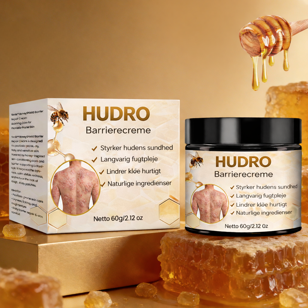 HudRo™ - Genopbyggende Hudbarrierecreme til Tør og Sart Hud