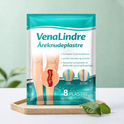 VenaLindre™ – Micronåle-patch til støtte for vener og lindring af tunge ben