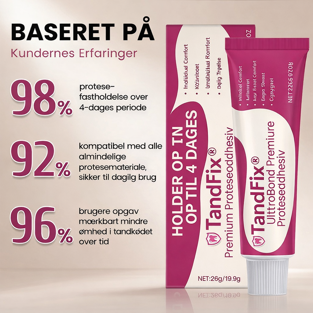 TandFix™ – Sikker protesehold i op til 4 dage