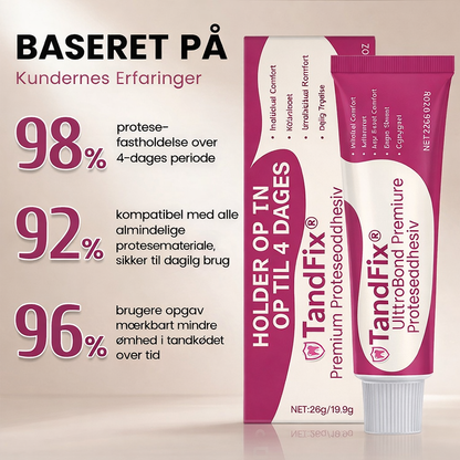 TandFix™ – Sikker protesehold i op til 4 dage