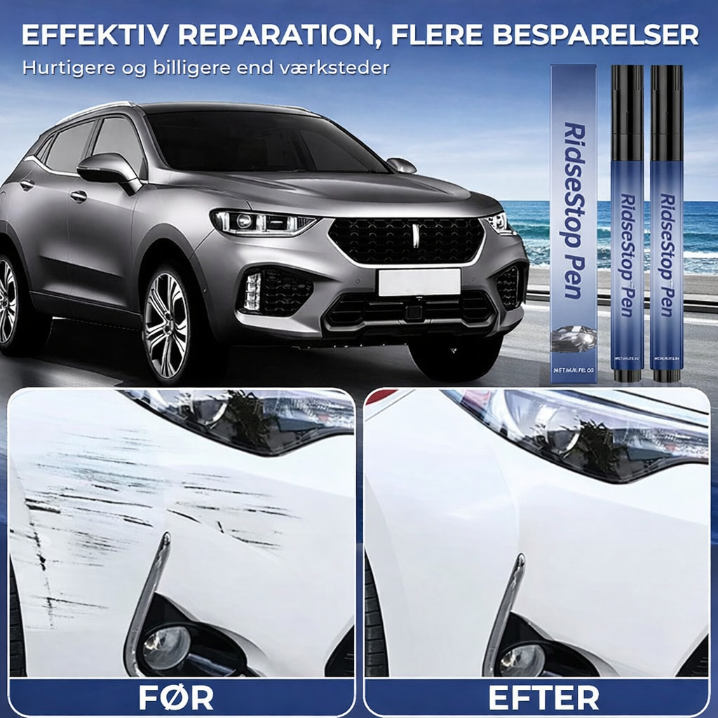 RidseStop™ Pen – Universel Ridsefjerner til Biler