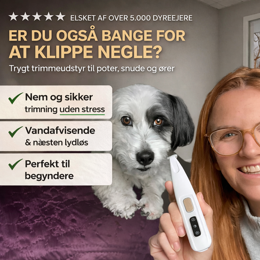 TrygPote™ – Vandafvisende kæledyr trimmer til sikker og stressfri pleje