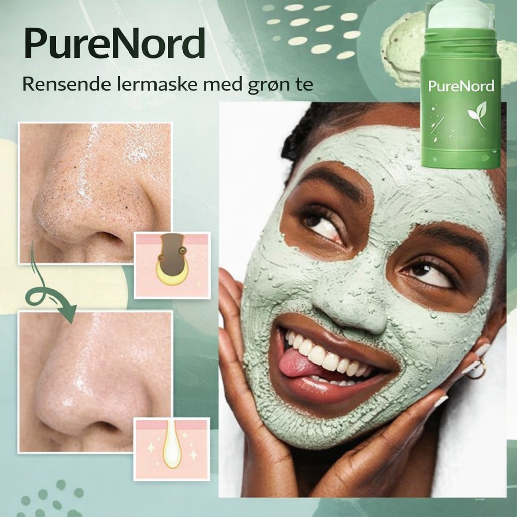 PureNord™ - Fast ansigtsrens med grøn te til dyb porerens