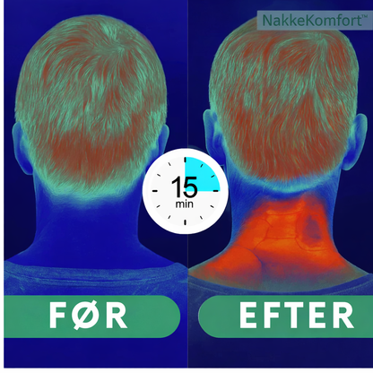 NakkeKomfort™ Pro - Ergonomisk nakkemassasje med varme og EMS-stimulation