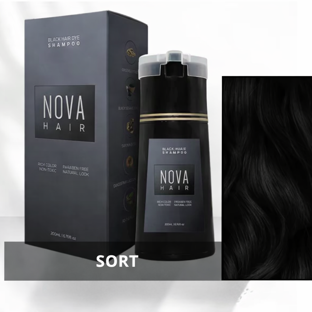 Nova™ farveshampoo – fri for ammoniak, hydrogenperoxid og PPD