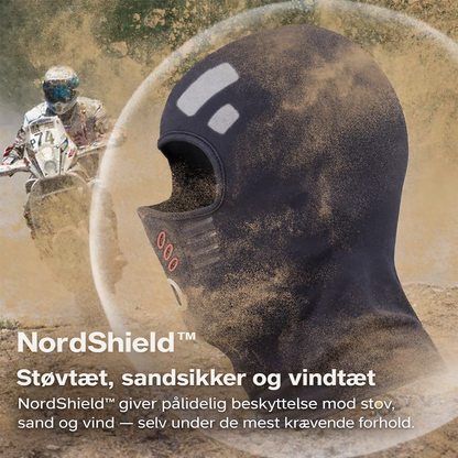 NordShield™ - Én vintermaske. Fuld beskyttelse. Maksimal komfort.