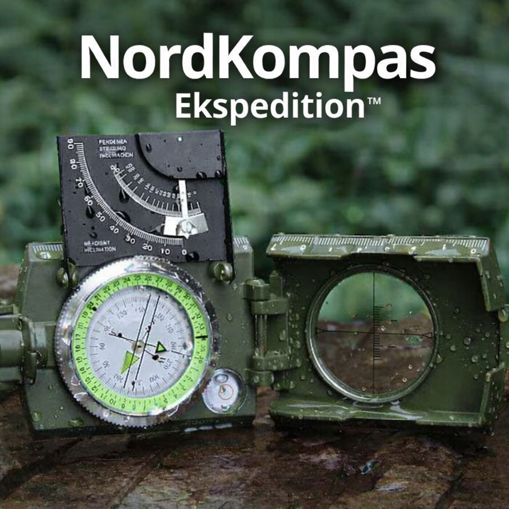 NordKompas™ Ekspedition – Robust kompas til friluftsliv og eventyr