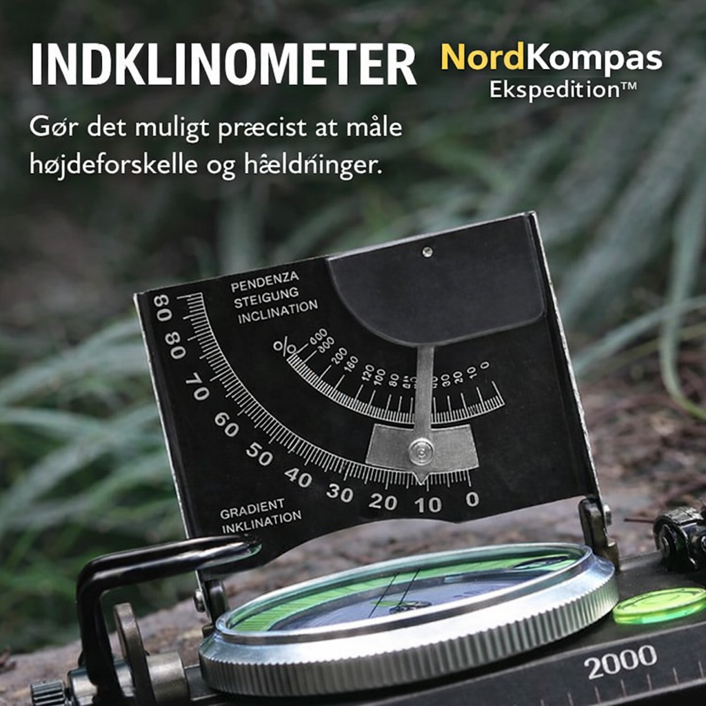NordKompas™ Ekspedition – Robust kompas til friluftsliv og eventyr
