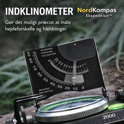 NordKompas™ Ekspedition – Robust kompas til friluftsliv og eventyr