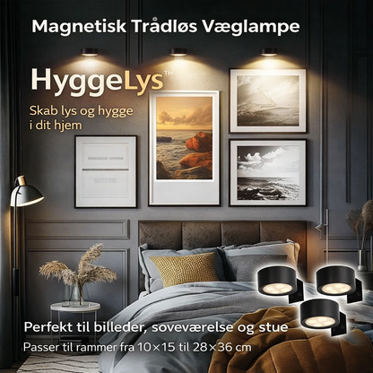 HyggeLys™  – Magnetisk Trådløs Multifunktionel Væglampe (3-pak)