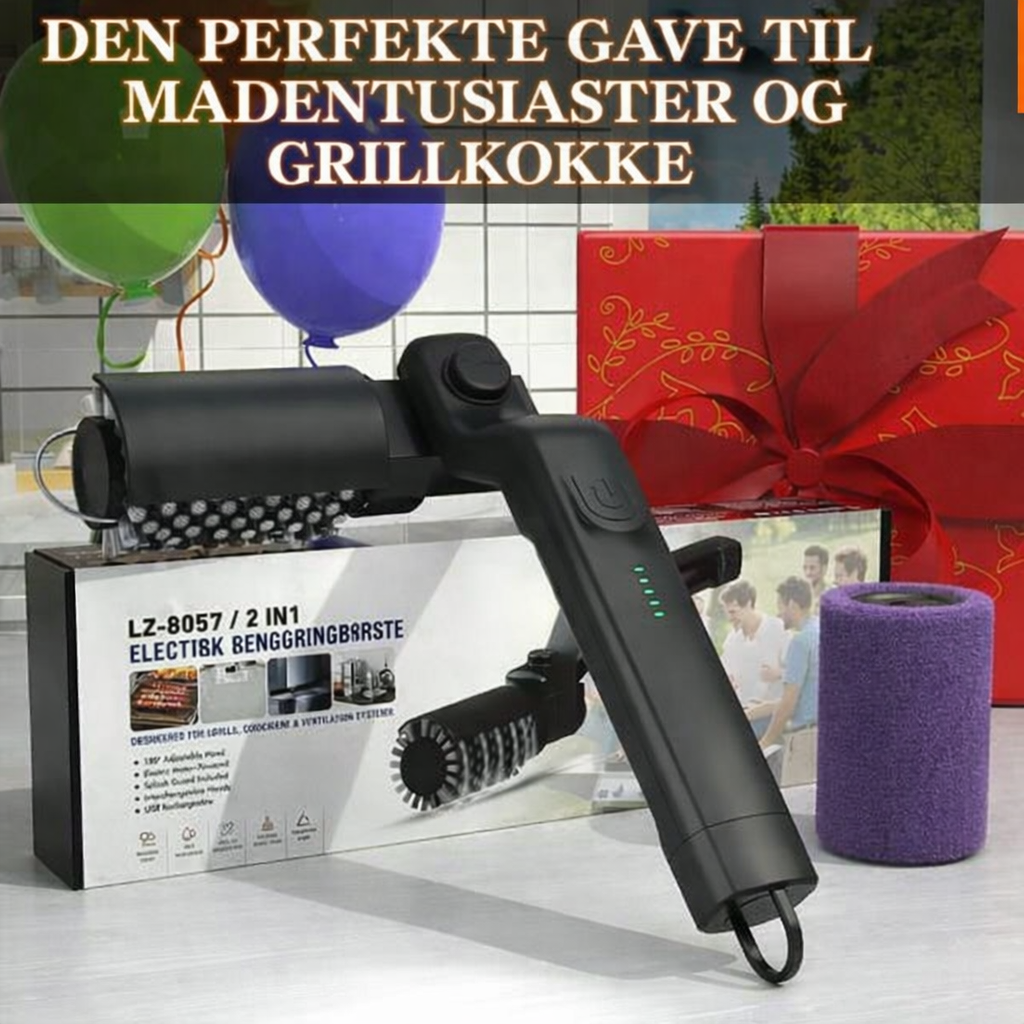 KraftRenser™ – Trådløs elektrisk grillrenser